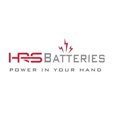 HRS Batteries Logo Design by PixelCraft Studio